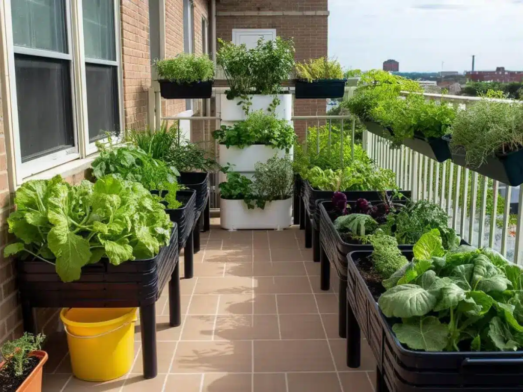 jardin potager sur balcon